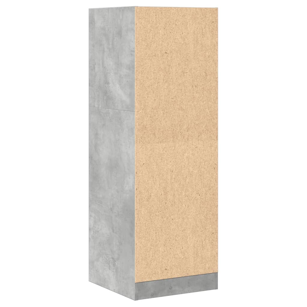 Vaistų spintelė,  betono pilkos spalvos, 40x41x118cm, mediena