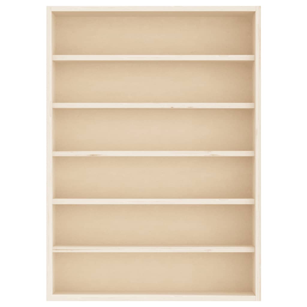 wooden collector's display cabinet with 6 shelves, 40x8.5x55 cm
