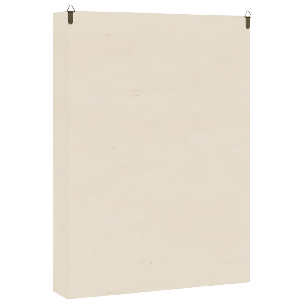 wooden collector's display cabinet with 6 shelves, 40x8.5x55 cm