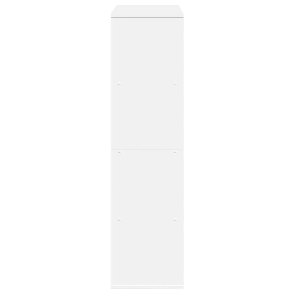 Knygų spinta, baltos spalvos, 100x33x125,5cm, apdirbta mediena