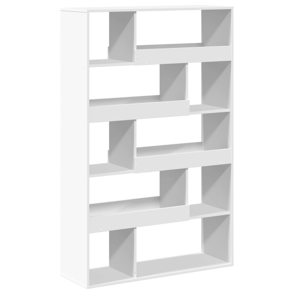 Bookcase, white, 100x33x156.5cm, engineered wood