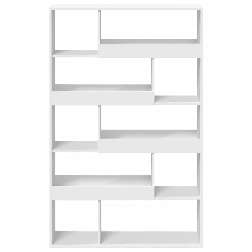 Bookcase, white, 100x33x156.5cm, engineered wood