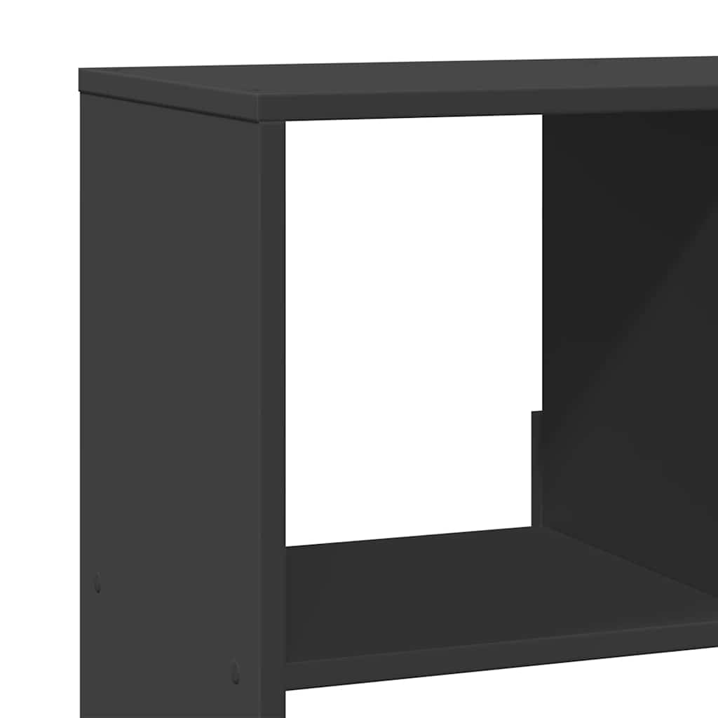 Bookcase, black, 100x33x156.5cm, engineered wood
