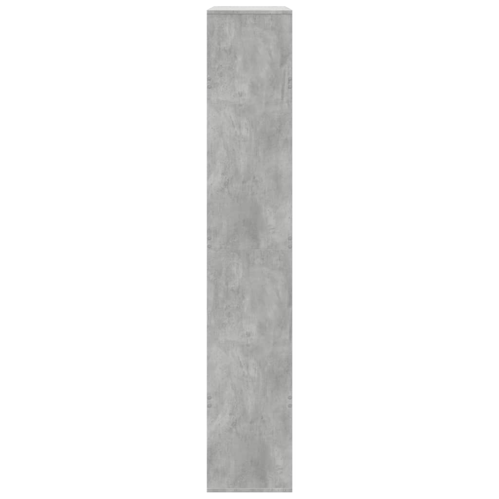 Bookcase, concrete gray, 100x33x187.5cm, engineered wood