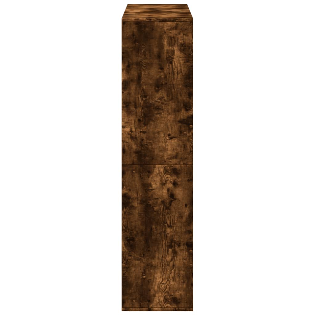 Grāmatu skapis, dūmu ozols, 100x33x135cm, apstrādāta koksne