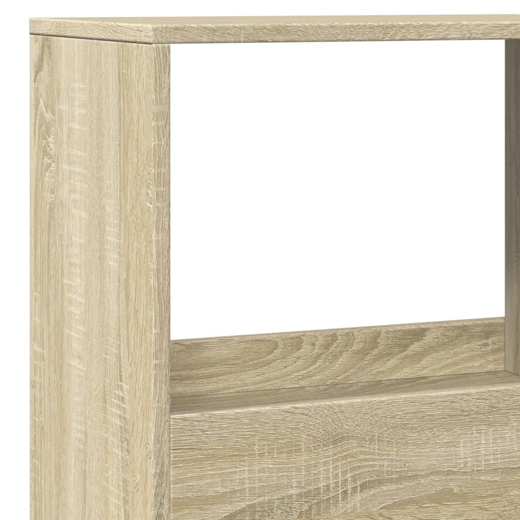 Grāmatu skapis, sonoma ozols, 100x33x155,5cm, apstrādāta koksne