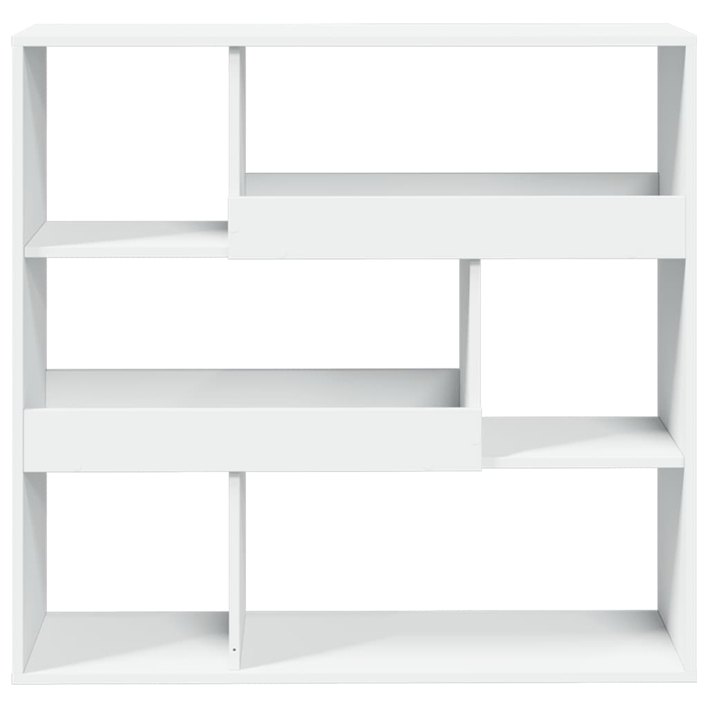 Room divider, white, 100x33x94.5cm, engineered wood