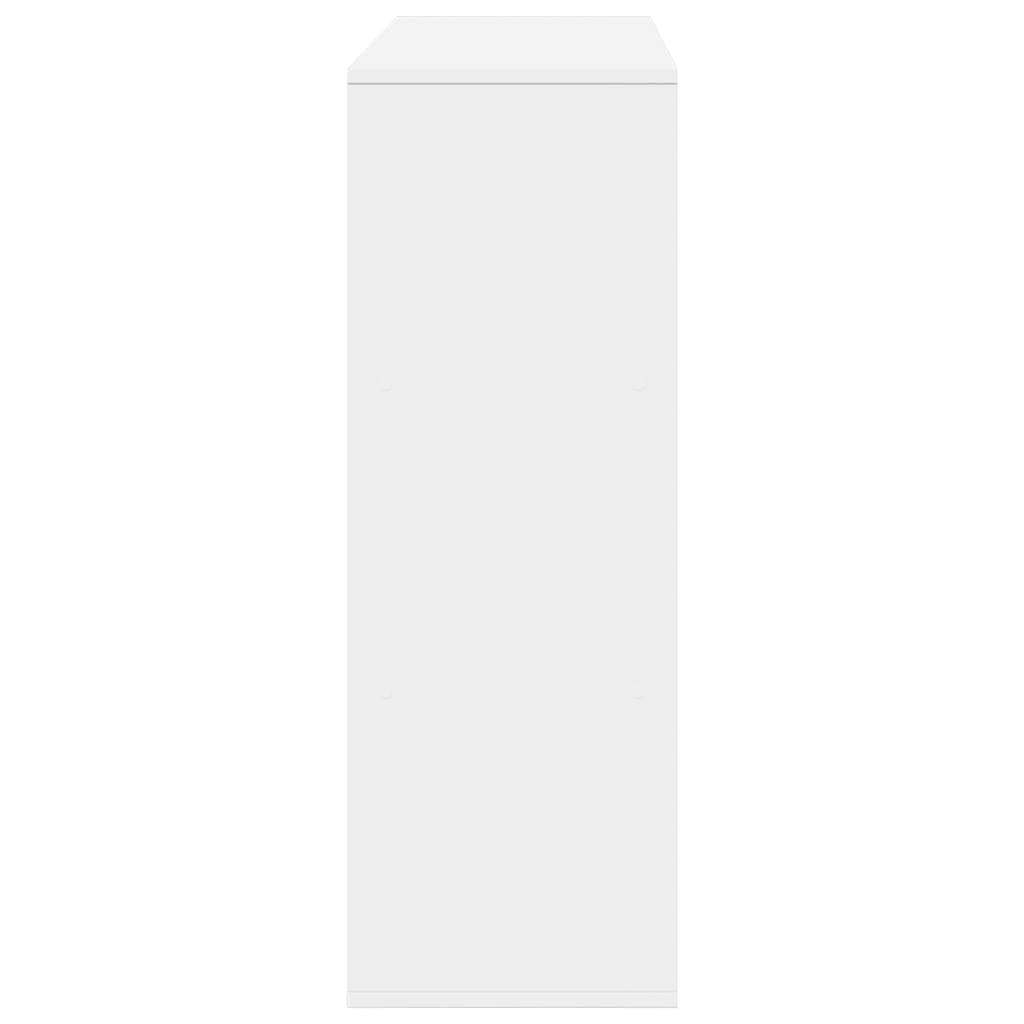 Room divider, white, 100x33x94.5cm, engineered wood