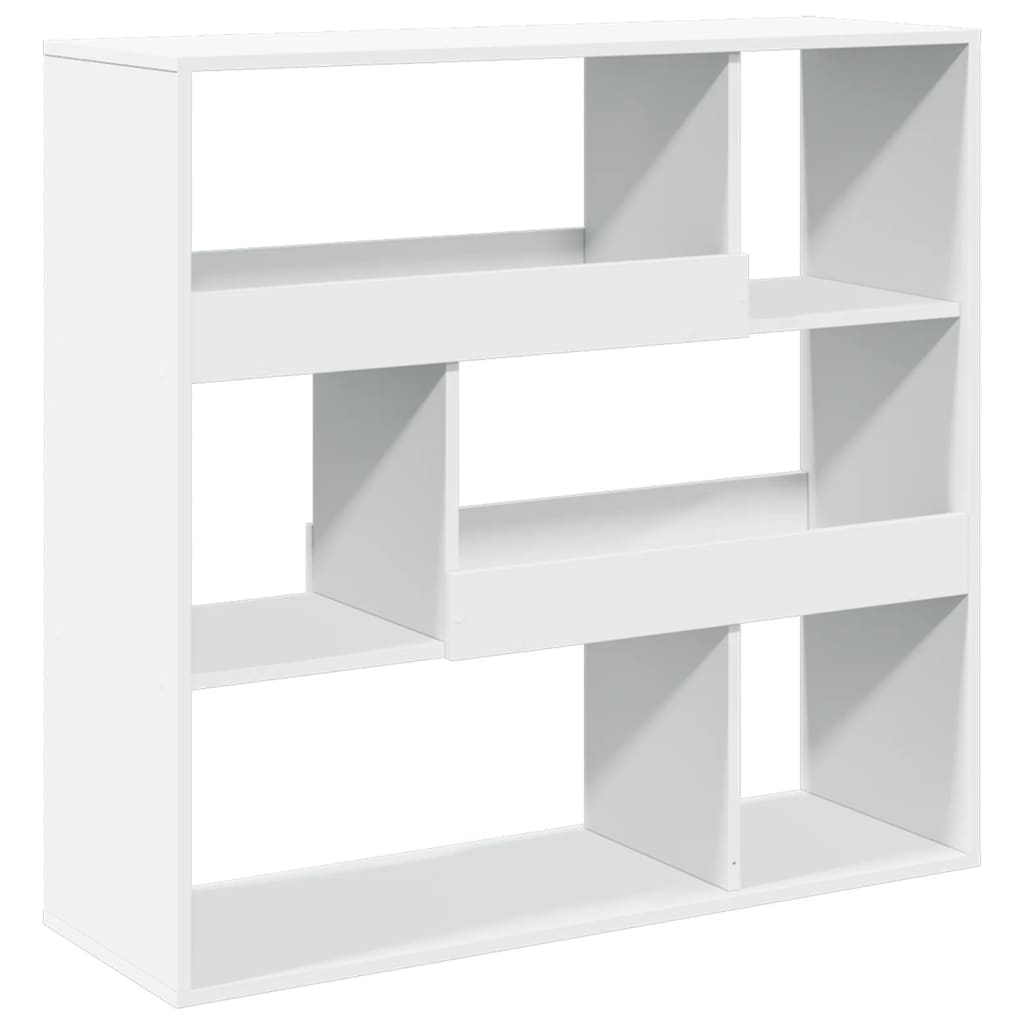 Room divider, white, 100x33x94.5cm, engineered wood
