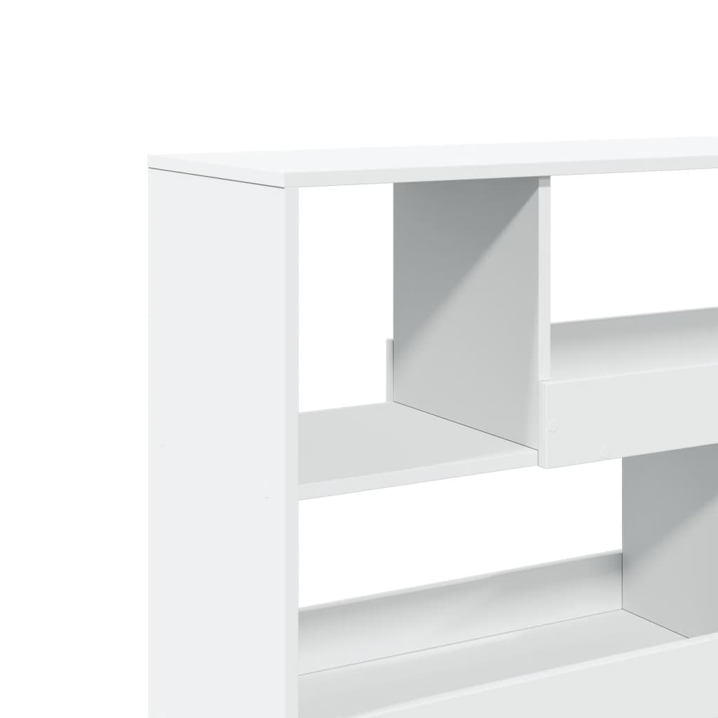 Room divider, white, 100x33x94.5cm, engineered wood