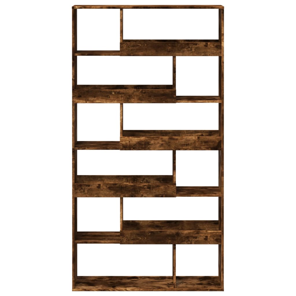 Room divider, smoked oak, 100x33x187.5cm, wood