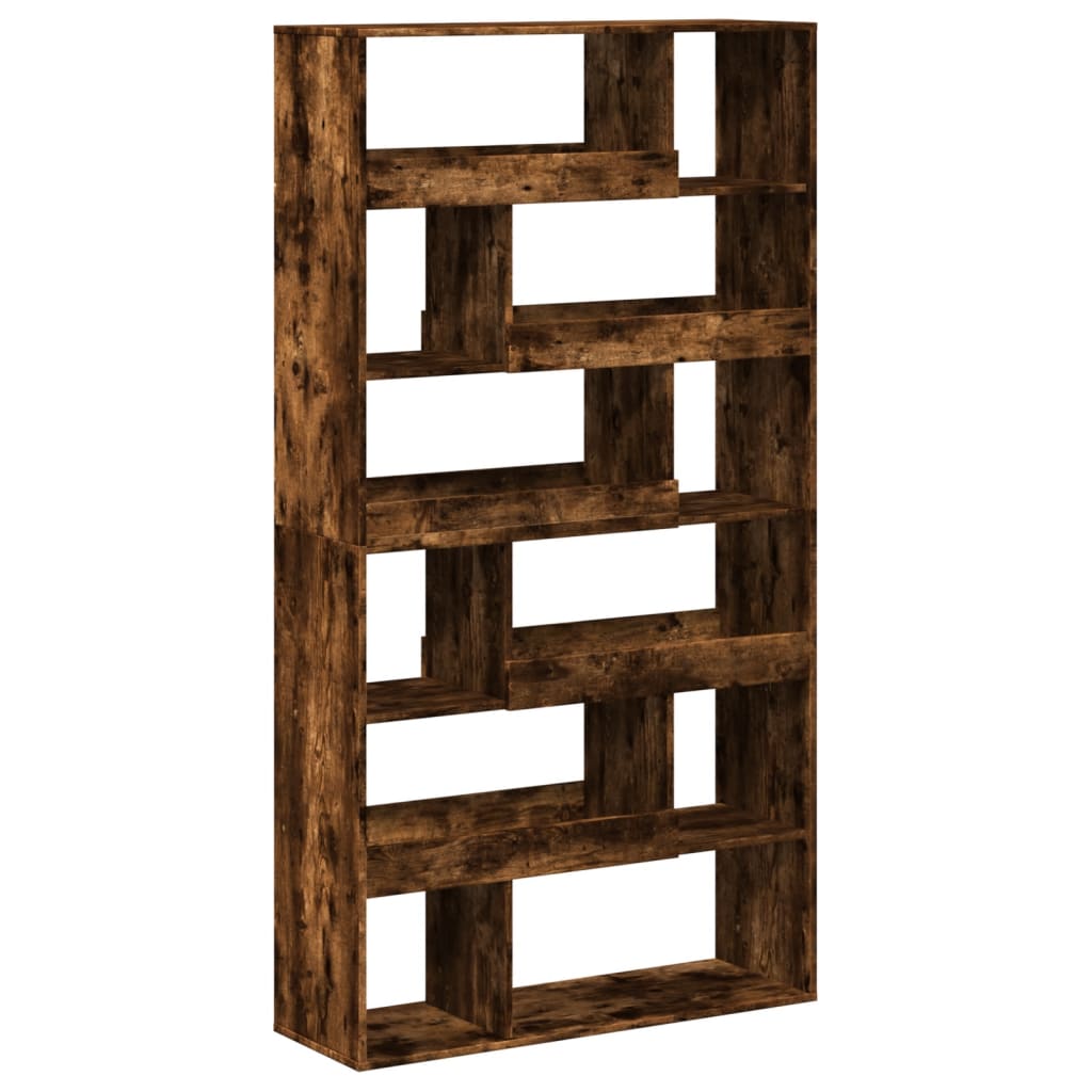 Room divider, smoked oak, 100x33x187.5cm, wood