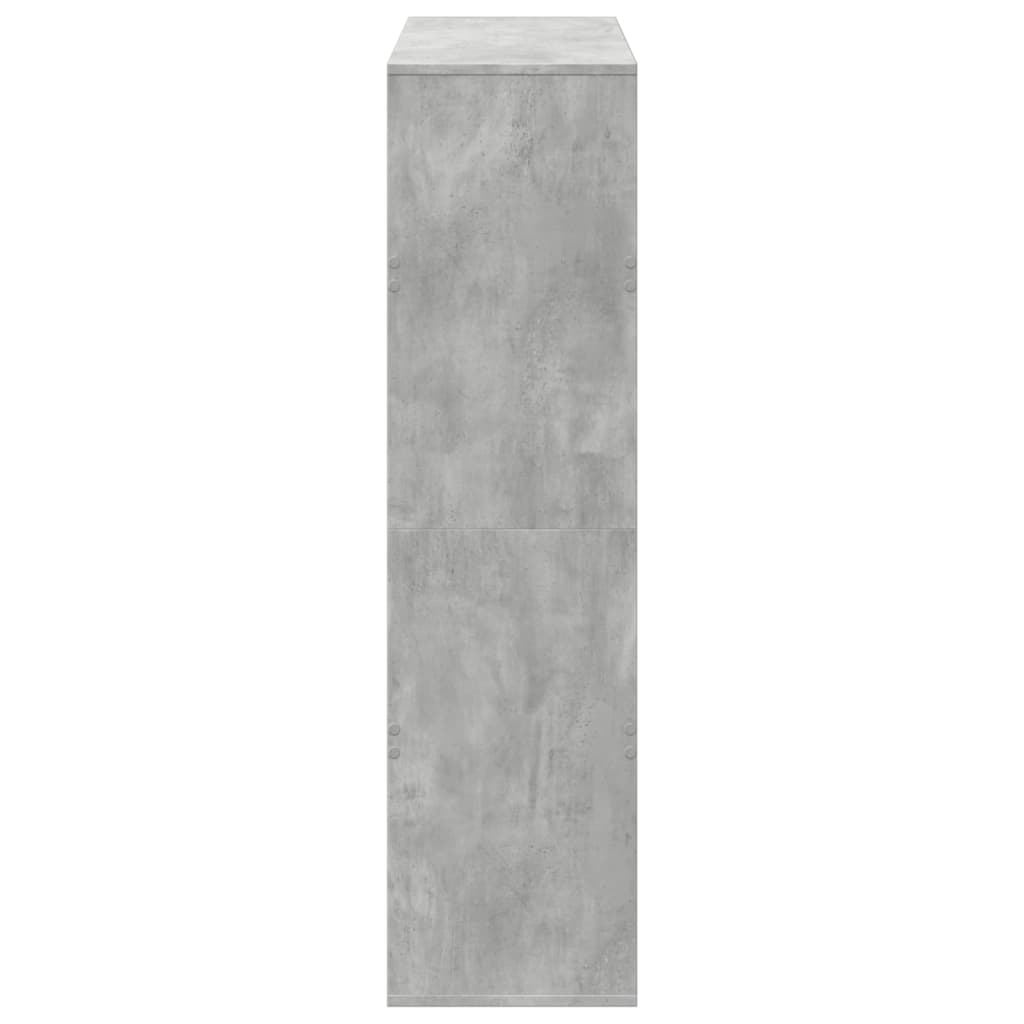 Kambario pertvara, betono pilka, 100x33x125,5cm, mediena