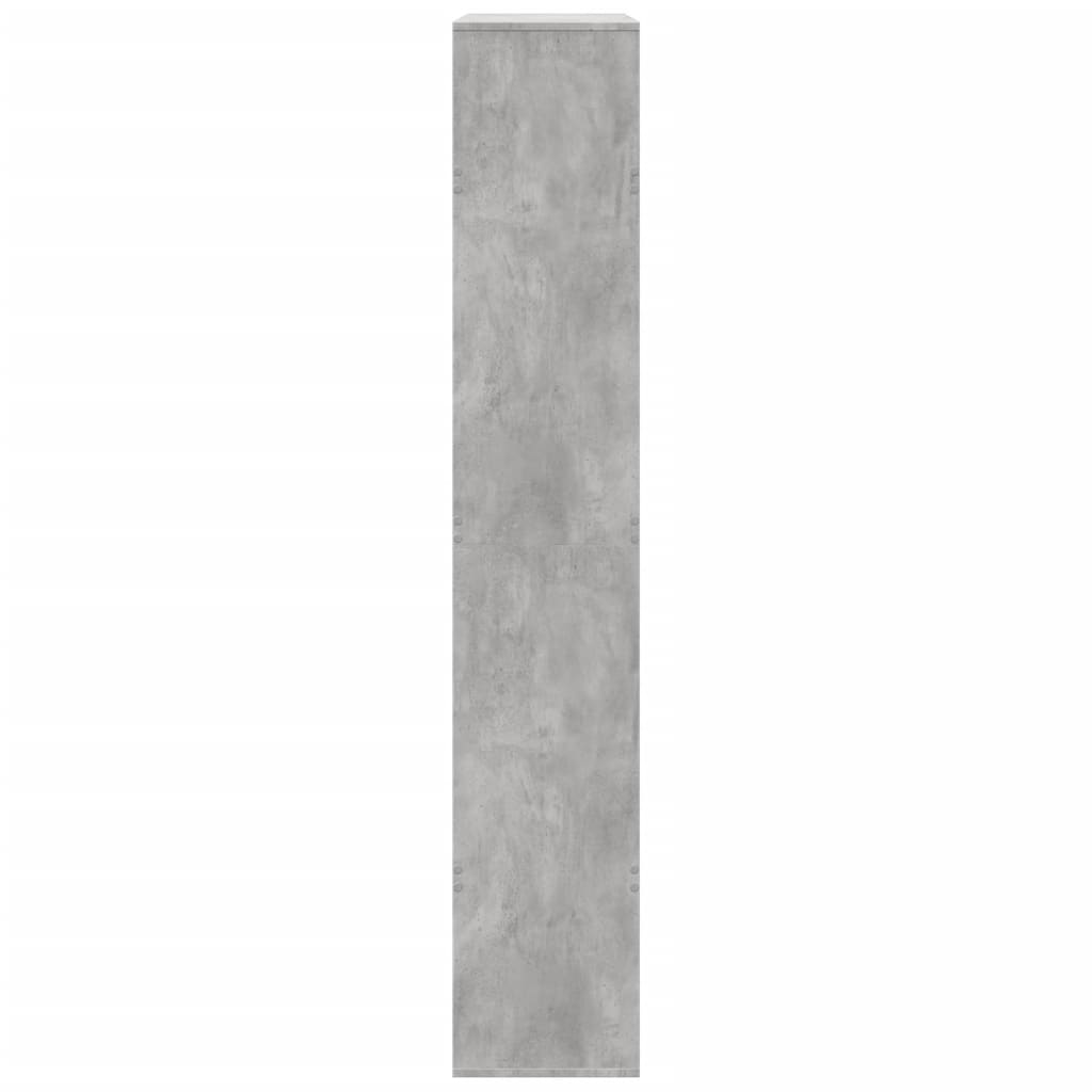 Kambario pertvara, betono pilka, 100x33x187,5cm, mediena