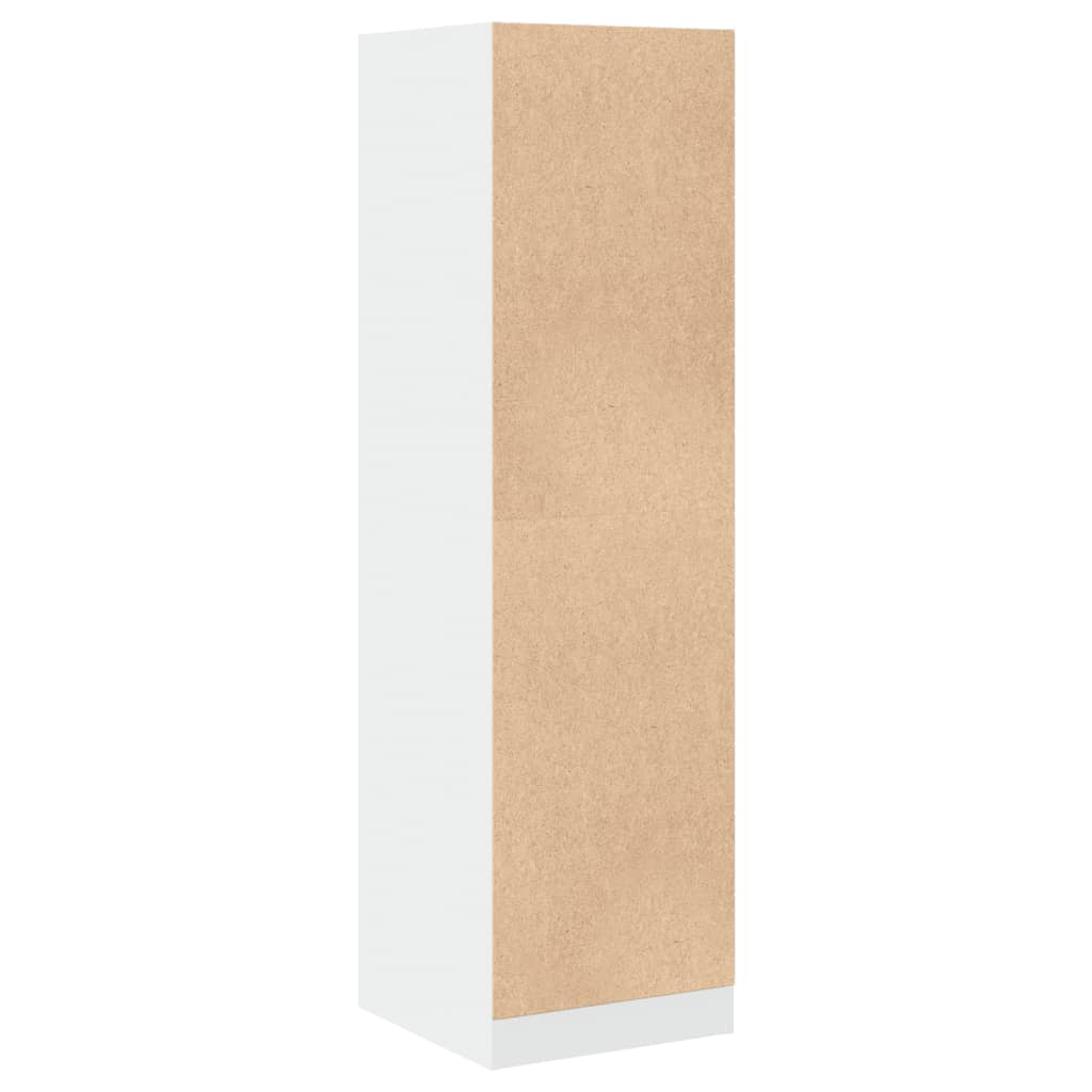 Vaistų spintelė,  baltos spalvos, 40x41x144,5cm, mediena