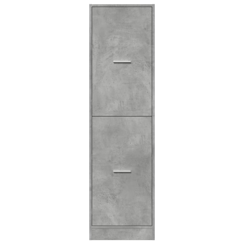 Vaistų spintelė,  betono pilkos spalvos, 40x41x144,5cm, mediena