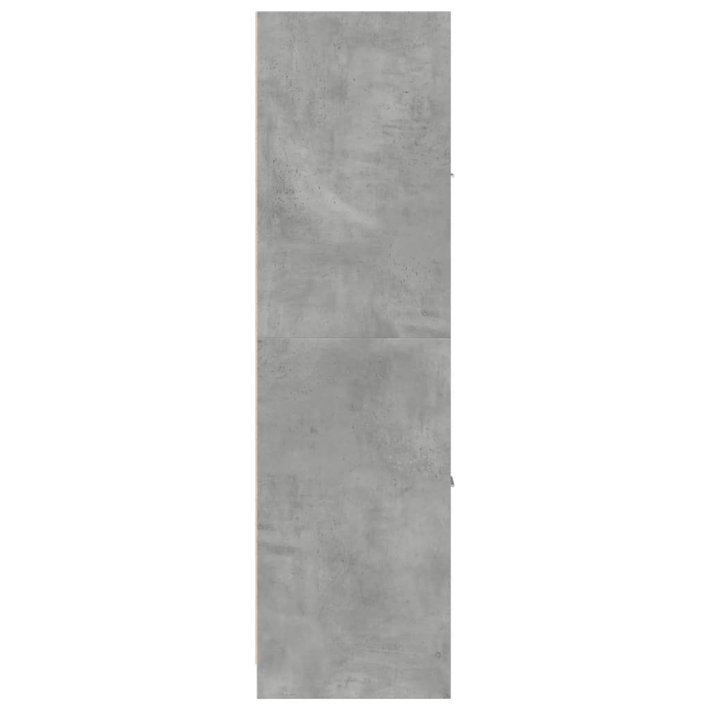 Vaistų spintelė,  betono pilkos spalvos, 40x41x144,5cm, mediena