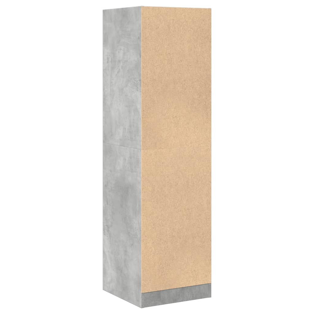 Vaistų spintelė,  betono pilkos spalvos, 40x41x144,5cm, mediena