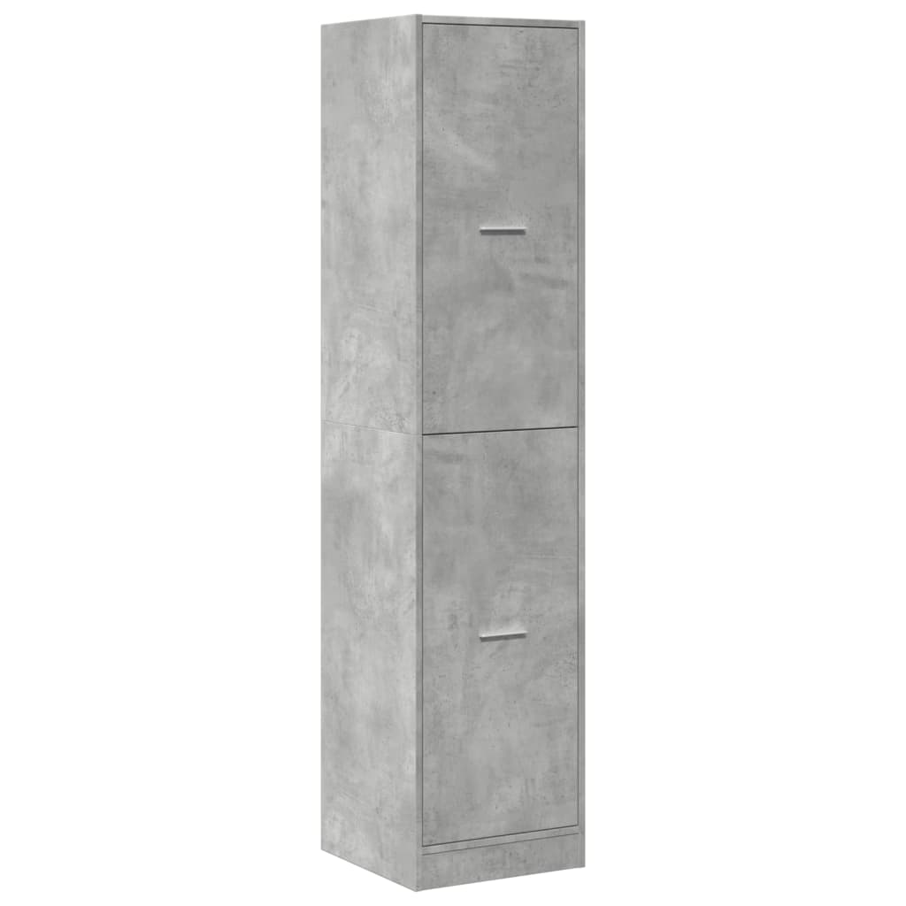 Vaistų spintelė,  betono pilkos spalvos, 40x41x174,5cm, mediena