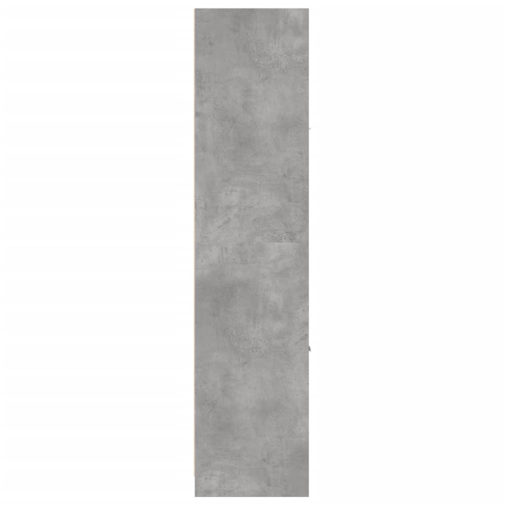 Vaistų spintelė,  betono pilkos spalvos, 40x41x174,5cm, mediena