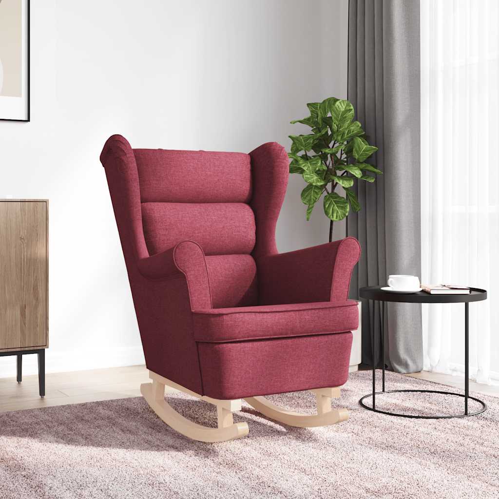 Supama kėdė Vyno raudona 74x90x102 cm Audinys