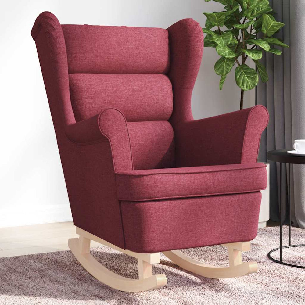 Supama kėdė Vyno raudona 74x90x102 cm Audinys