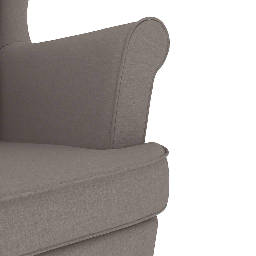 Supama kėdė Taupe 74x90x102 cm Audinys