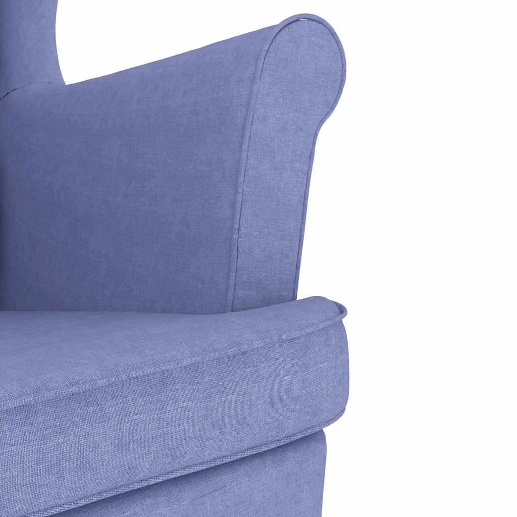 Supama kėdė Jeans Blue 74x90x102 cm Audinys