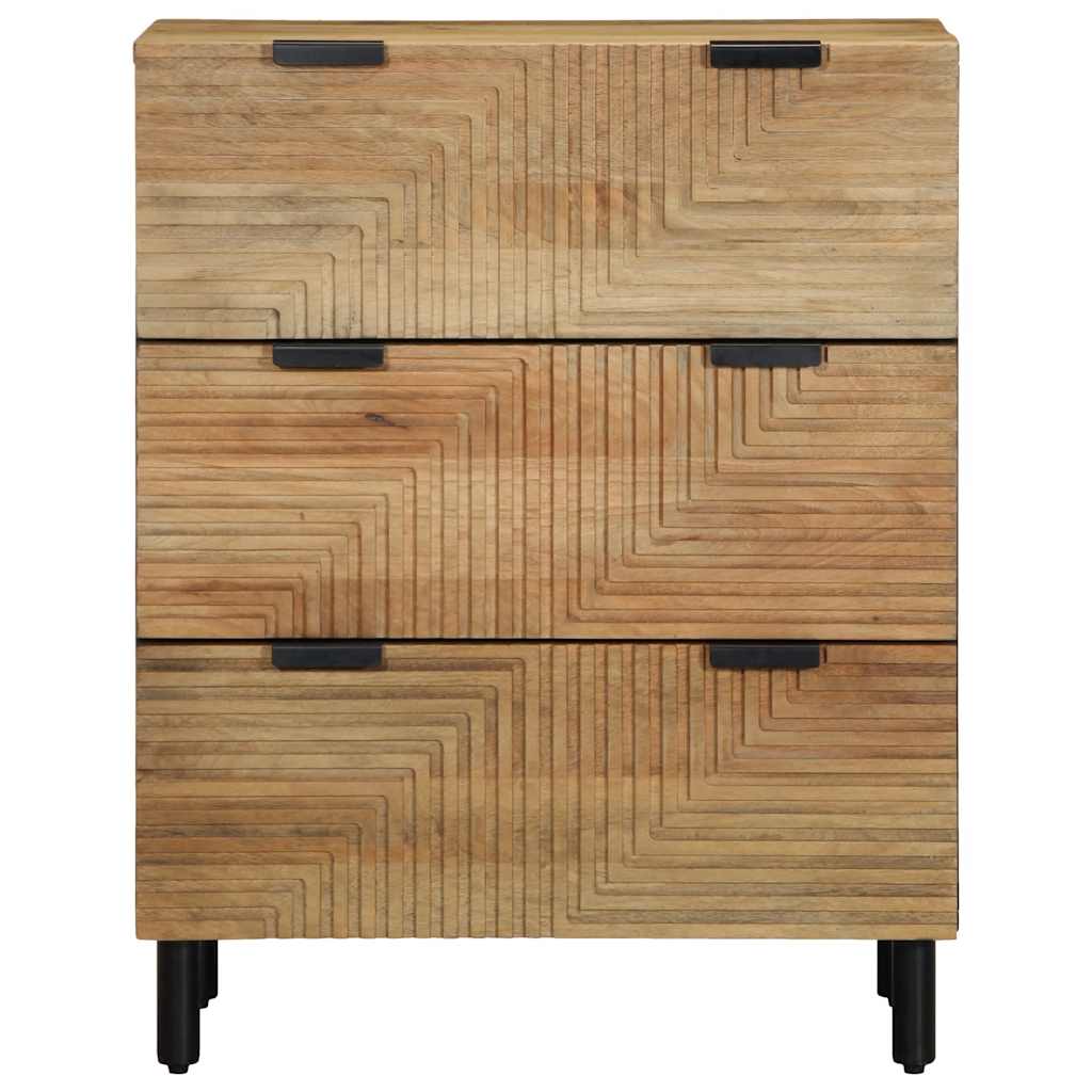 indaujos 2 vnt Ruda 60x33x75 cm medžio masyvo mango