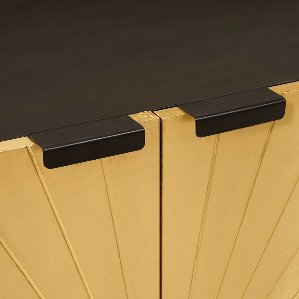 Kabalas 3 pcs Juodas ir auksinis 60 x 33 x 75 cm