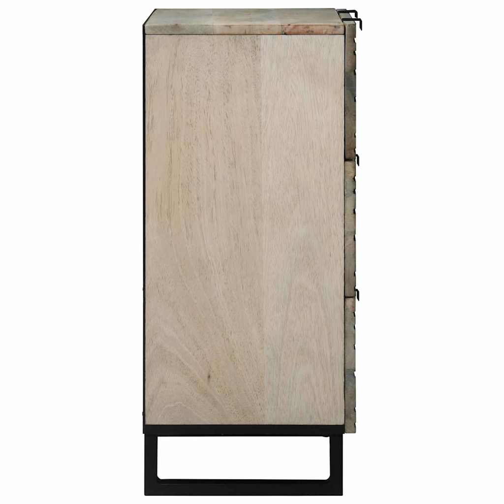 Šoninės lentynos su stalčių Kita su saugykla 2 pcs Balta 60 x 33,5 x 75 cm