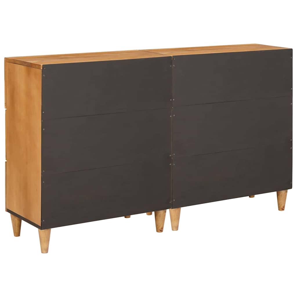 Kabalas 2 vnt. 120 x 33,5 x 75 cm mango medienos masyvas Ruda