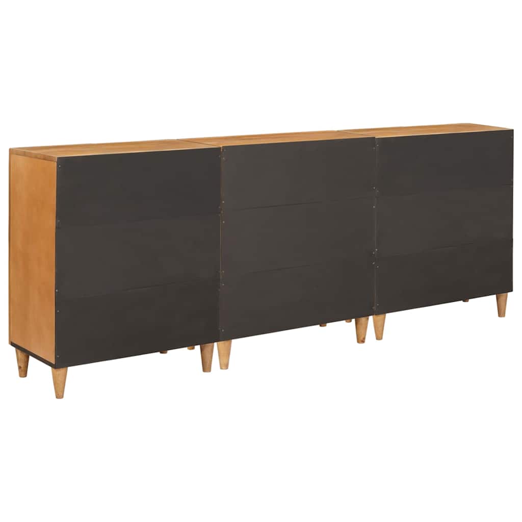 Kabalas 3 vnt. 180 x 33,5 x 75 cm mango medienos masyvas Ruda