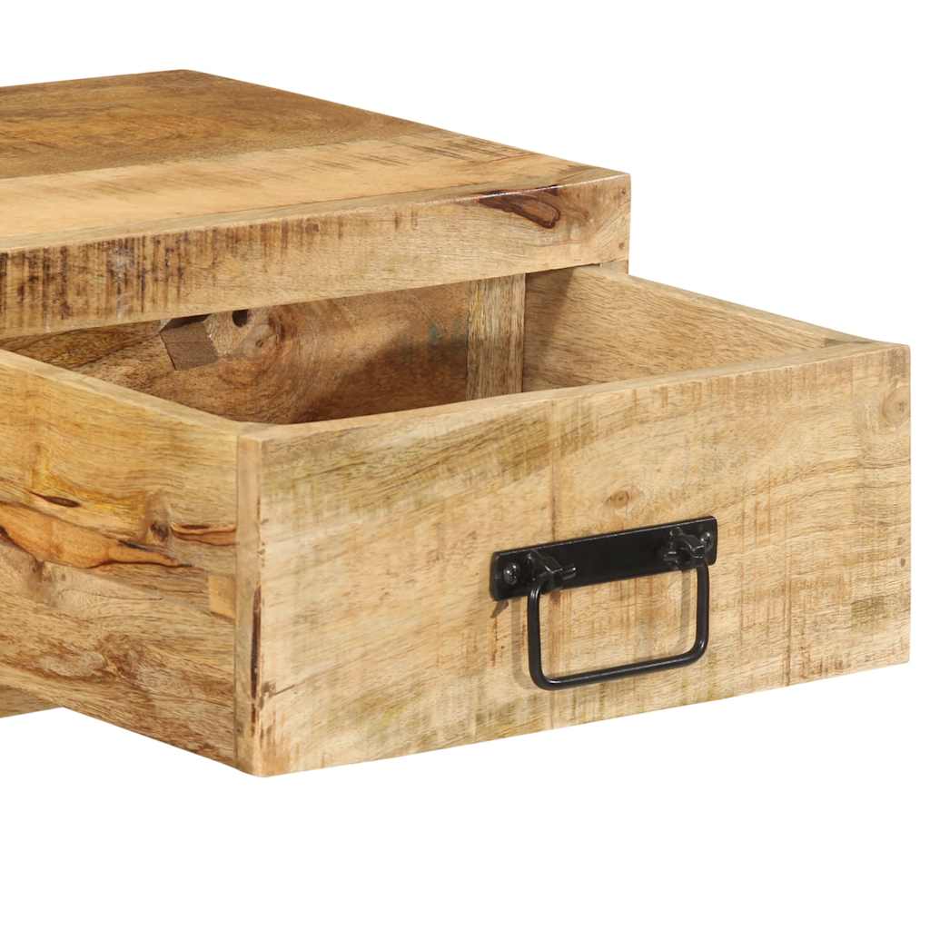 Sieninė televizoriaus spintelė, 80x30x19cm, mango mediena