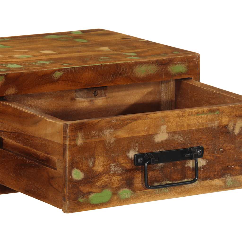 Pie sienas stiprināms TV skapītis, 80x30x19cm, reciklēts koks