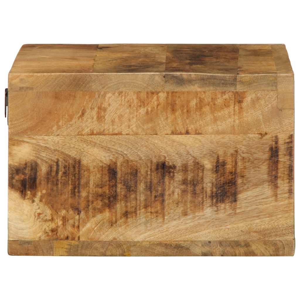 Pie sienas piestiprināms TV skapītis, 40x30x19cm, mango masīvkoks