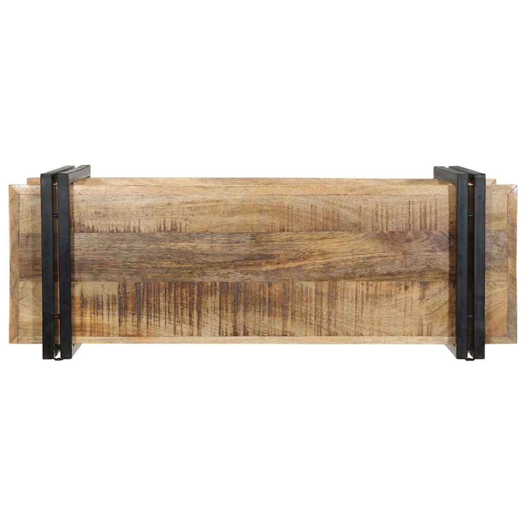 Sieninė lentyna, 90x33x45cm, neapdorota mango mediena