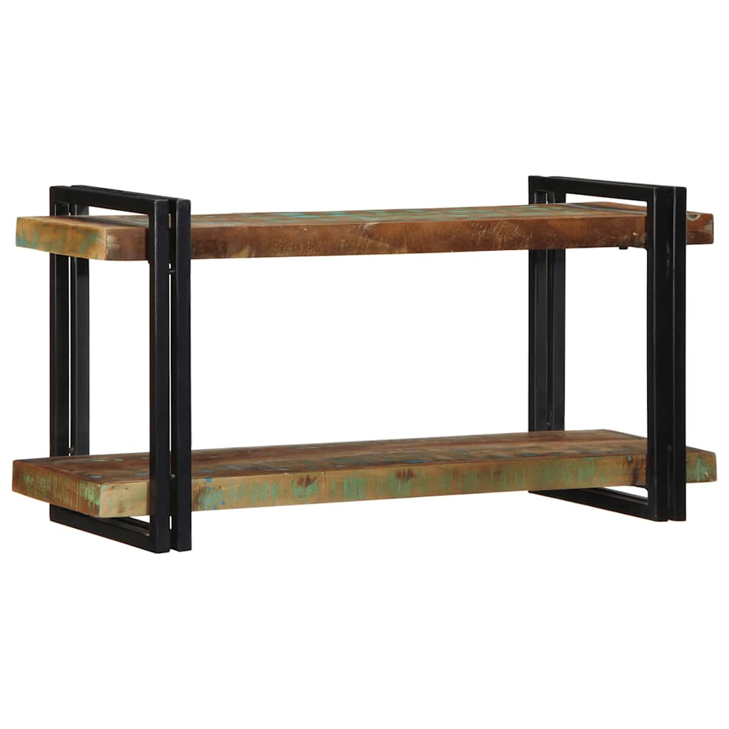 Sienas plaukts, dažādās krāsās, otrreizēji pārstrādāta masīvkoka