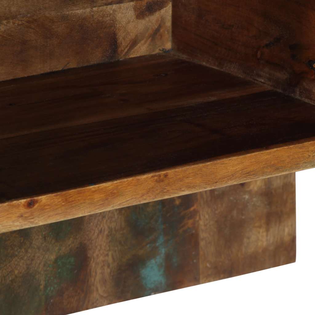 Nightstand, 50x27x50 cm, solid reclaimed wood