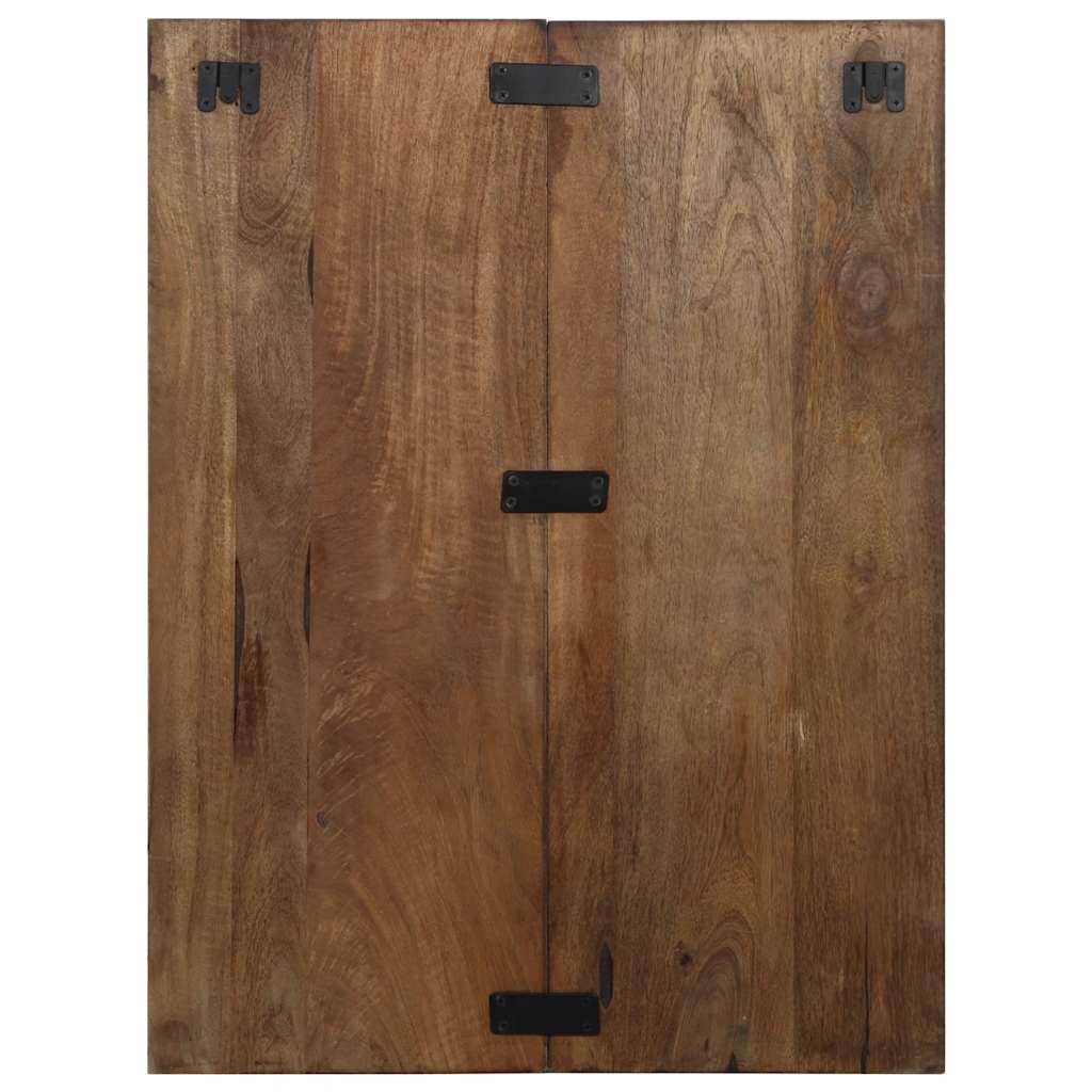 Naktinė spintelė, 60x32x80 cm, perdirbtos medienos masyvas
