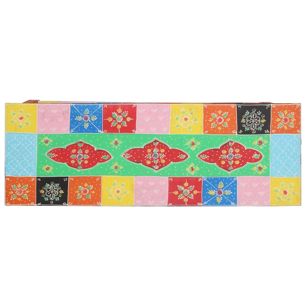 Konsolinis stalas, 100x30x75 cm, kietas mango medis, įvairios spalvos