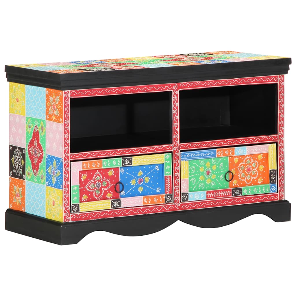 TV skapis, dažādās krāsās, 80x35x50 cm, masīvs mango koks
