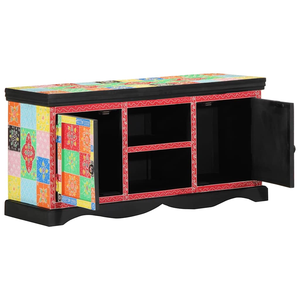 TV spintelė, įvairių spalvų, 100x35x50 cm, iš kietos mangovos medienos