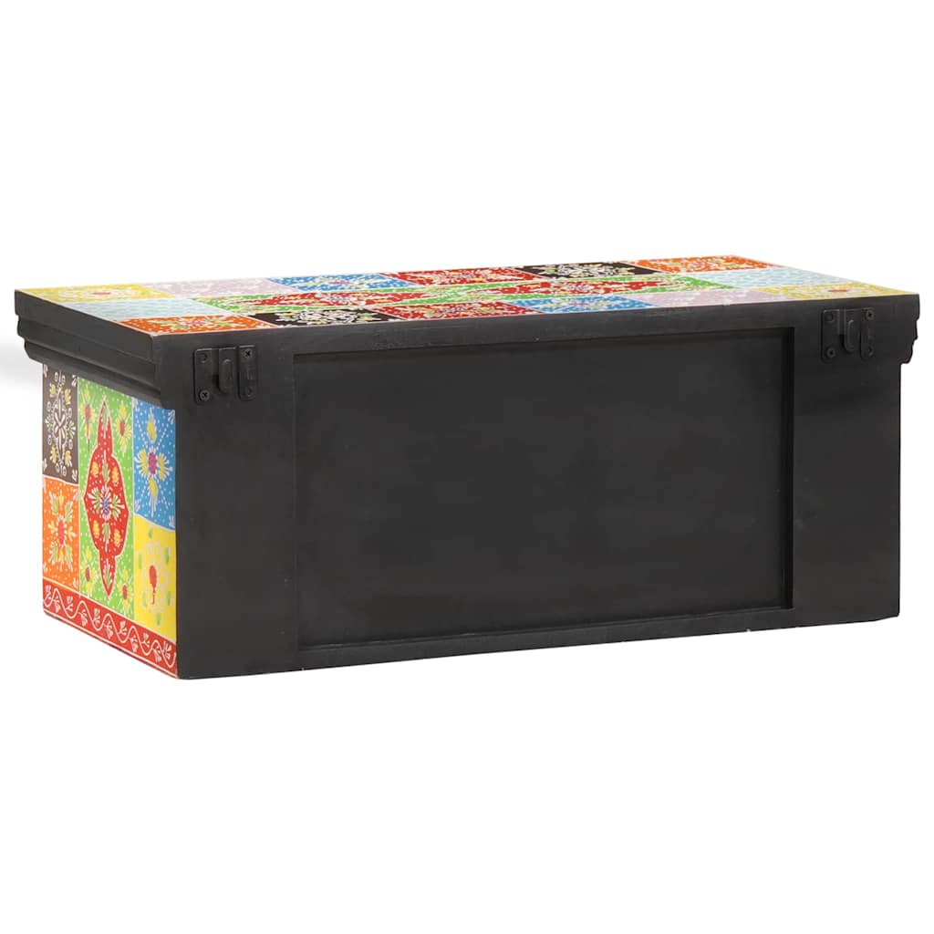 sienas TV skapītis 60x30x24 cm, masīvkoka, neapstrādāta mango koksne