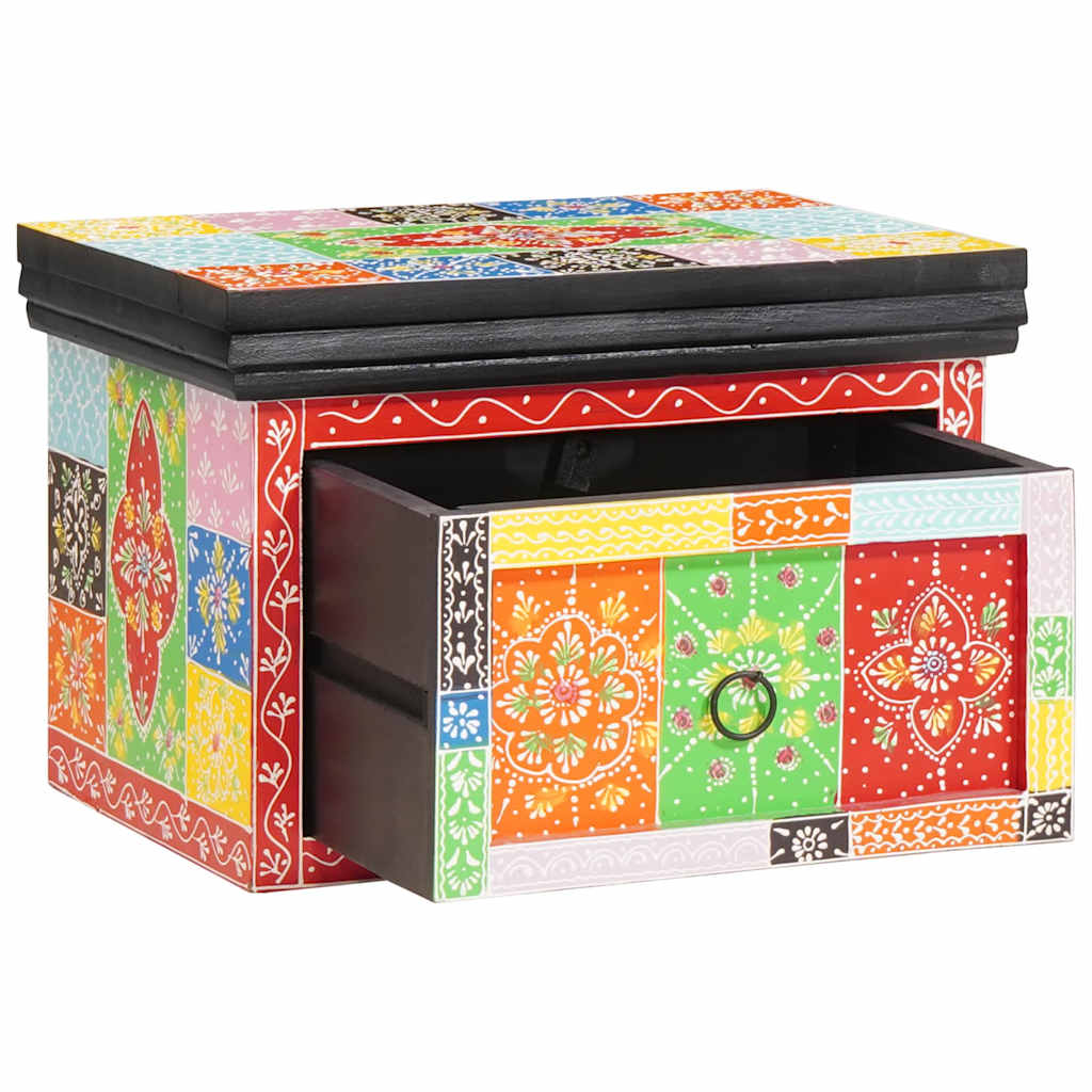 Naktiniai Staliukai 2 vnt 40x30x28 cm Solid Wood Mango & Engineered Wood