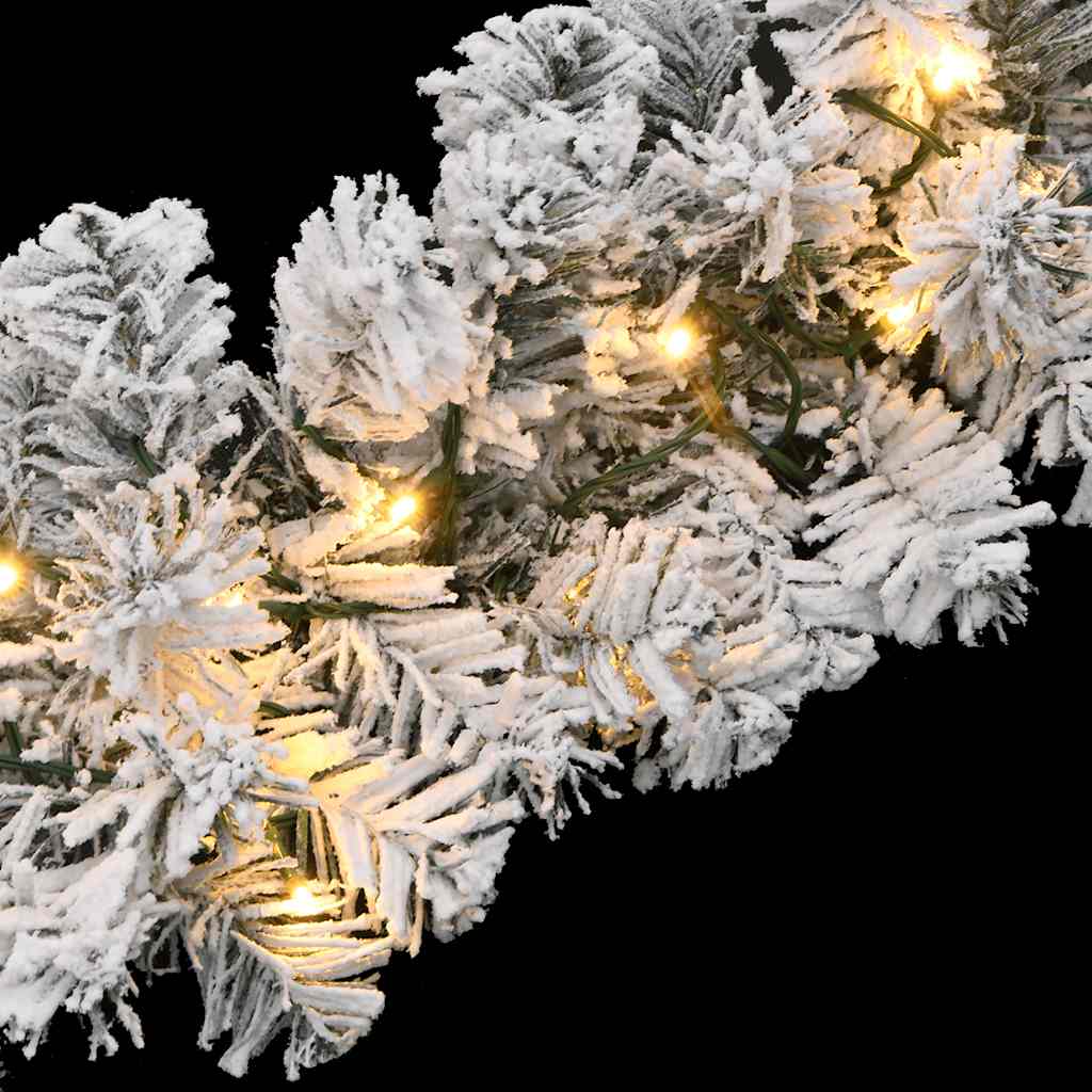 Ziemassvētku virtene ar LED lampiņām, zaļa, 5 m, PVC