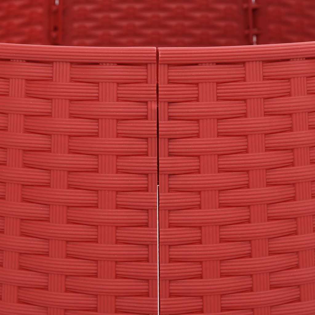 Kalėdų eglutės sijonas Raudonas Ø56x23 cm Plastikas
