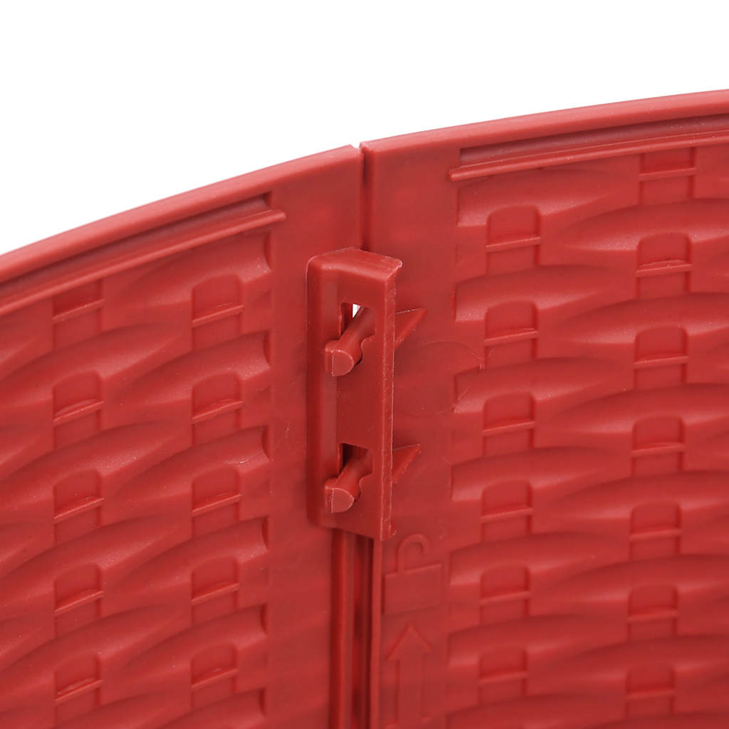 Kalėdų eglutės sijonas Raudonas Ø56x23 cm Plastikas