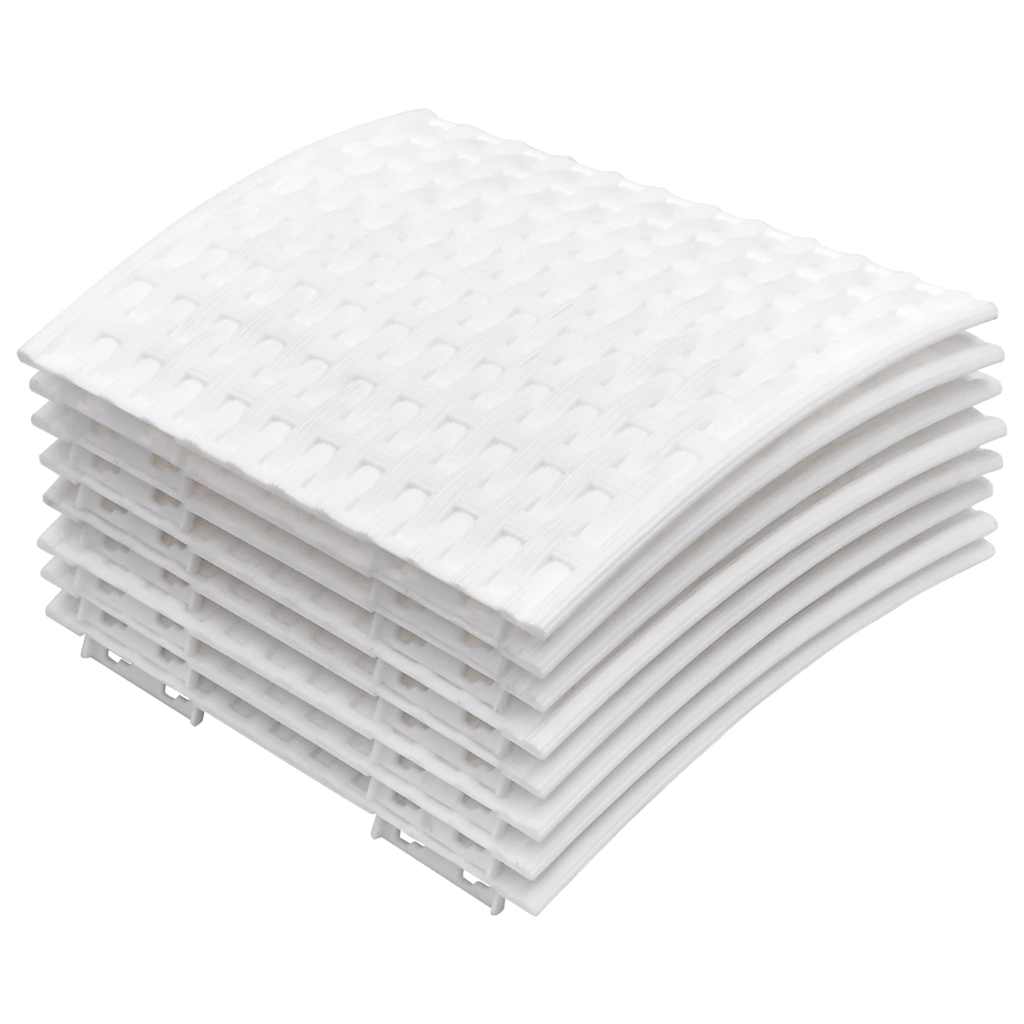 Ziemassvētku eglītes svārki Balts Ø65x23 cm Plastmasa