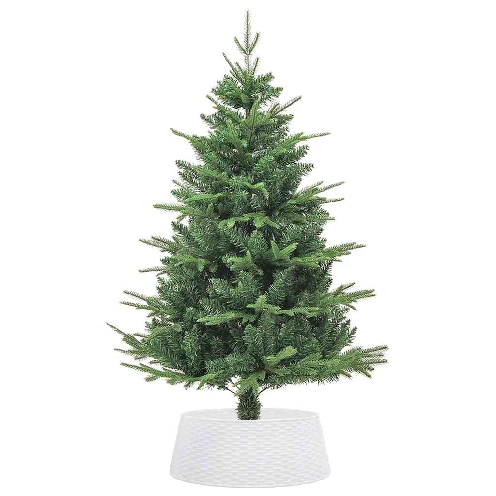 Ziemassvētku eglītes svārki Balts Ø65x23 cm Plastmasa